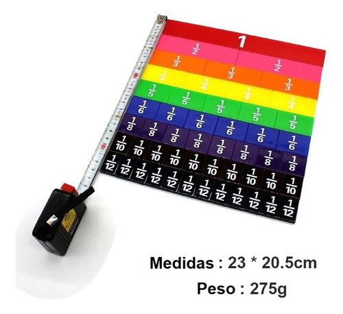 Juego Didactico Educativo Fracciones Matematicas Porcentaje