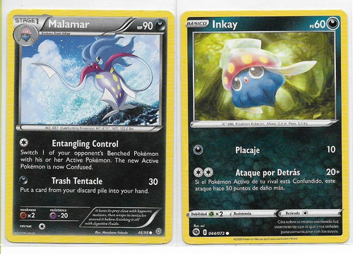 Pokémon Malamar 46/98 Common. (Usado)