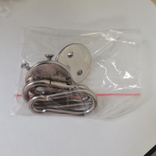 Gancho De Techo Con Placa De Ojo De Almohadilla Con 6cmx3cm