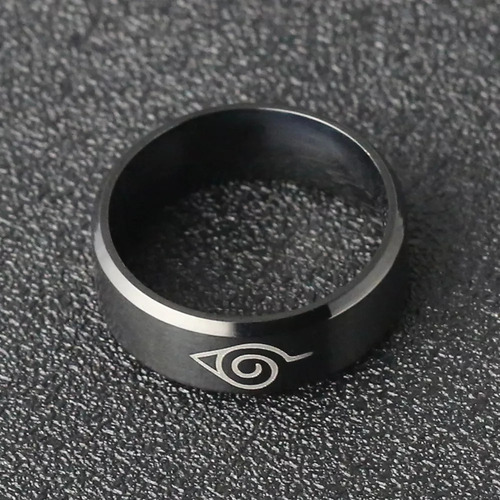 Imagen 5 de 6 de Anillo Naruto Aldea De La Hoja Accesorio Anime Cosplay