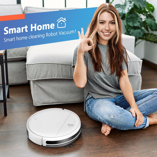 Robot Aspirador Y Trapeador Wifi App Alexa Mmg