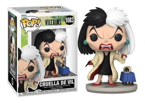 Funko Pop Disney Villains Cruella De Vil 1083 Nuevo Original