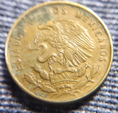 Moneda Un Centavo Espiga 1958, En Bronce 16mm. (Usado)