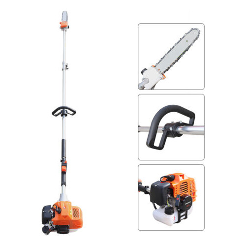 2-stroke 3hp Gas-powered Chain Pole Saw Tree Trimmer Tre Wss