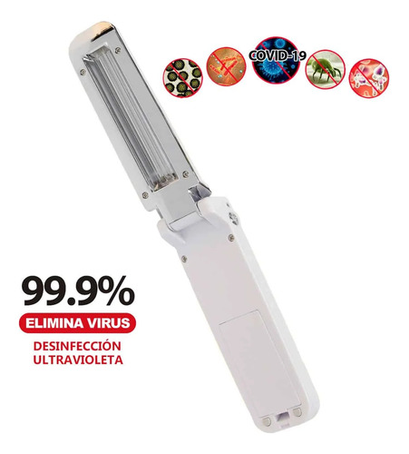 Lámpara Portátil Germicida Uv Op-fuv01 Opalux Mihaba