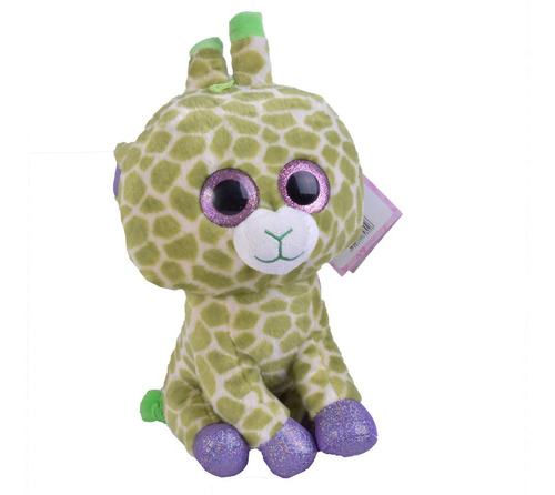 Peluche Jirafa Ojos Grande 30cm Tipo Ty