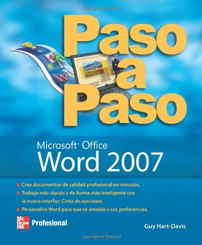 Libro Paso A Paso Word 2007 De Guy Hart-davis Ed: 1