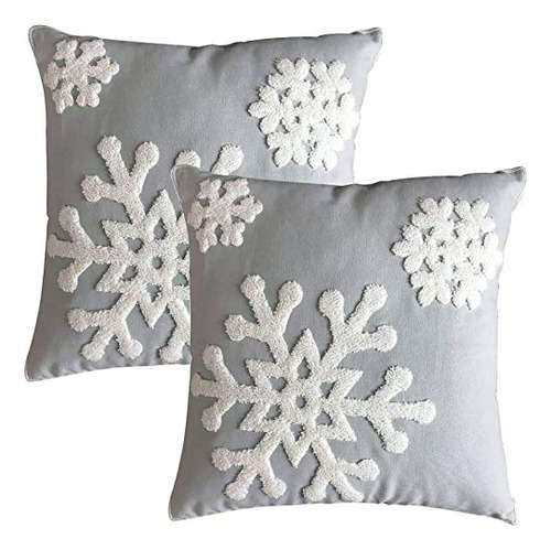 Elife Soft Square Christmas Snowflake Home Decorative Lrwab