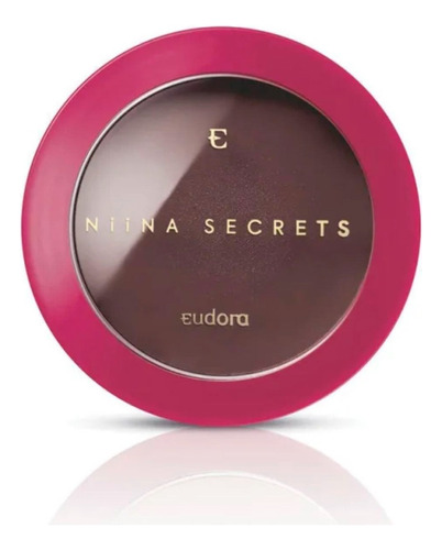 Blush & Go Niina Secrets Amora Secreto 5g - Eudora Cor do blush Marrom-claro Tom da maquiagem Roxo