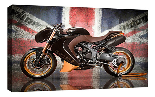 Cuadro Decorativo Canvas Moderno Motocicletas Carreras Color Motocicletas Carreras 30 Armazón Natural