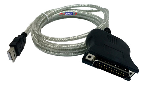 Cable Adaptador Usb A Paralelo Db25 Macho Impresora Win10 11