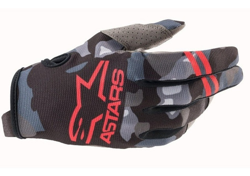 Guantes Alpinestars Moto Cross Radar Gloves 21 Rojo Camu