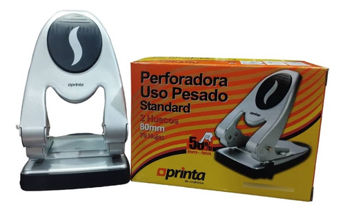 Perforadora Uso Pesado 2 Huecos 8cm 80mm 70 Hojas