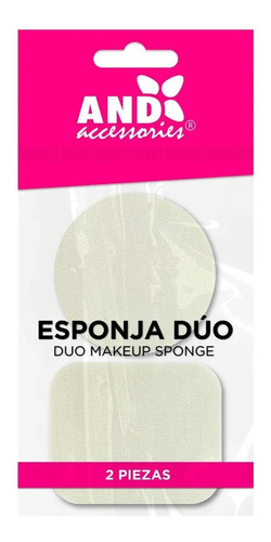 Esponja Para Maquillaje Duo And Paquete 2 Pzas