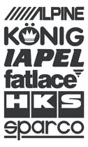 Comprar Set Calcos Tuning Sponsors Marcas Ploteo +150 Diseños 