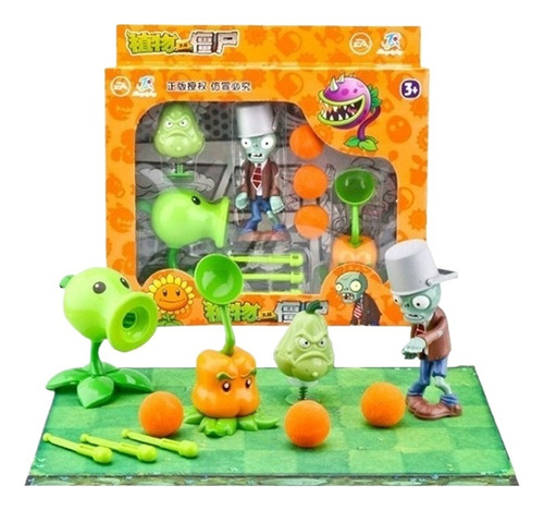 Juguetes De Plantas Contra Zombies Con Bala De Cañón02