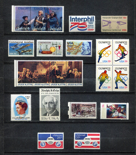 Estados Unidos Sellos Estampillas Usa Año 1976 Mnh
