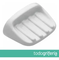 Comprar Accesorios Baño Jabonera Ferrum Compacto Blanca Abe1k