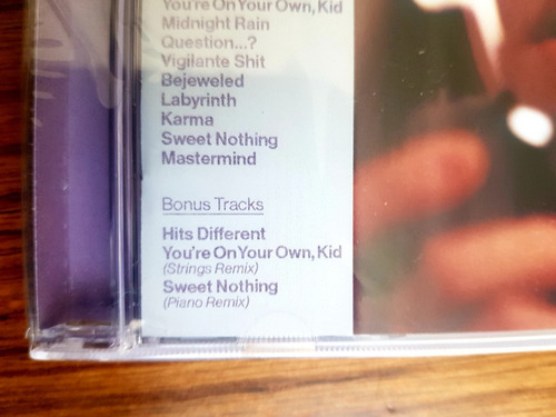 Imagen 4 de 5 de Taylor Swift - Midnights - Cd Versión 1, 2, 3, 4 Y Target Ed