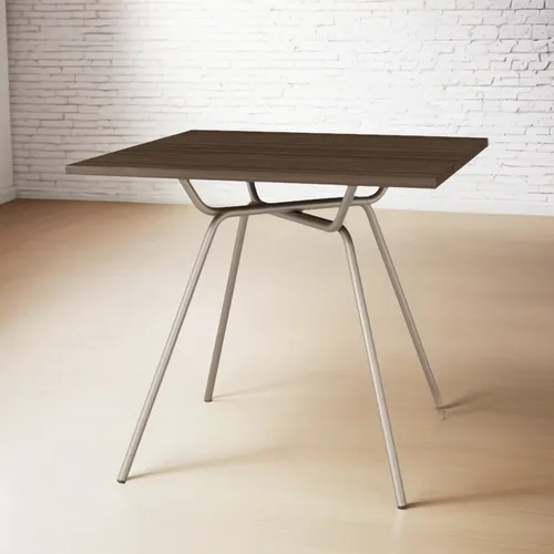 Mesa 90x90 Design Legno Champagne
