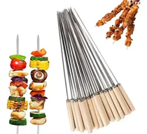 Comprar 20pcs Palillos Para Brochetas Barbacoa Articulos De Cocina