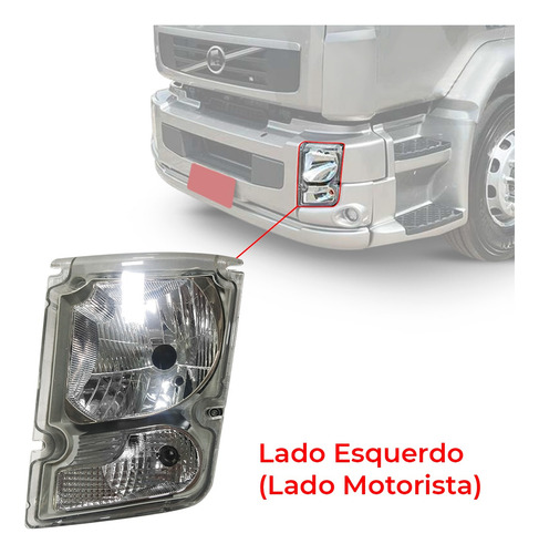 Par Farol Caminhão Compatível Volvo Vm 2006 A 2013