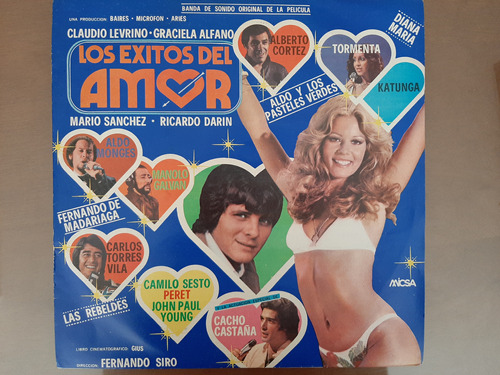 Disco Vinilo Los Exitos Del Amor/ Impecable. Año 1979