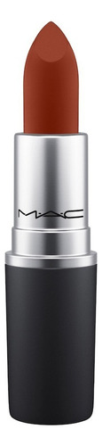 Labial Maquillaje Mac Powder Kiss Lipstick 3g Color Marrakesh-mere