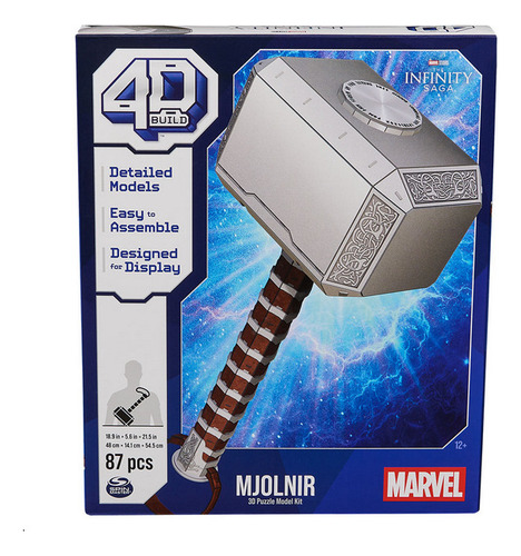 4d Puzzles 29947 - Marvel Mjolnir Martillo Thor  