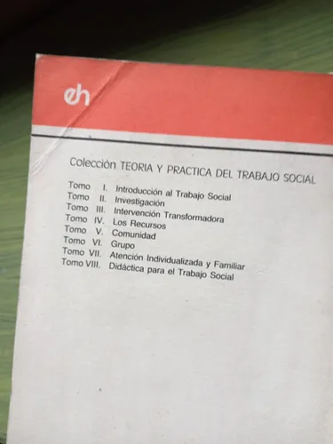 Trabajo Social. Grupo, Tomo 6. Kisnerman. (1985/100 Pág.). (Usado)