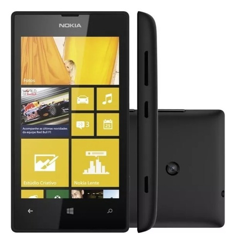 Nokia Lumia 520 Windows Phone 8 Gb Preto 512 Mb Ram 