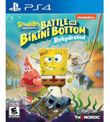 Bob Esponja: Battle For  Bikini Bottom Rehydrated Ps4