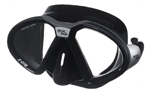 Visor Seac Profesional Para Buceo Pesca Submarina Apnea Rojo