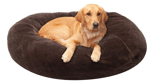 Furhaven Cama Para Mascotas, Para Perros Y Gatos, Estilo Puf