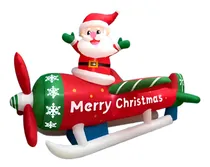 Comprar Inflable Decoracion Navideña Trineo De Santa Claus Luces Led