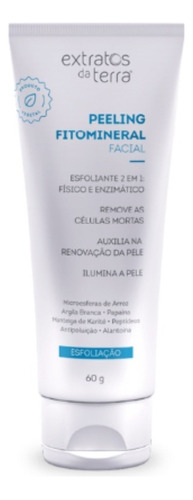 Peeling Facial Esfoliante 2 Em 1 Extratos Da Terra 60g