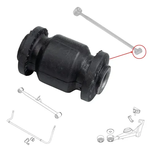 Kit Bucha Braço Traseiro Inferior Superior Chery Tiggo 09-15