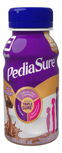 Pediasure Chocolate Botella 237ml - Energía Sin Alcohol