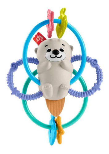 Fisher-price Baby Mordedera Nutria Gira Y Muerde Color Multicolor