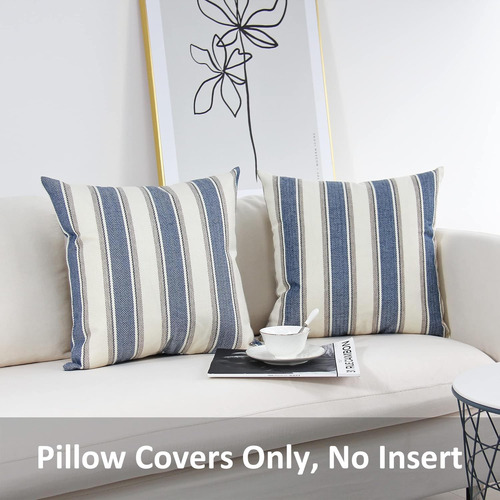 Jojusis Stripe Show Pillow Covers Cubas De Almohadas De Casa