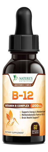 Suplemento Vitamínico Que Contiene Vitamina B-12 B Vegana De