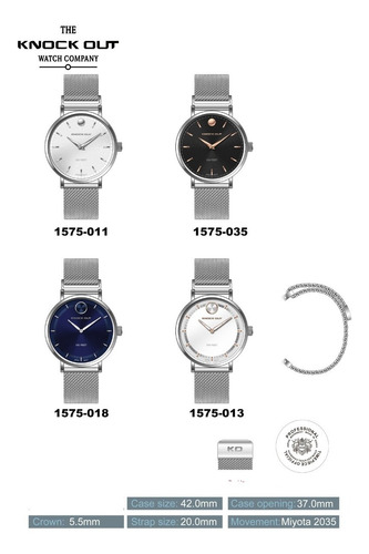Reloj Knock Out Malla Tejida Hombre 1575 Cuotas! Casa Tagger