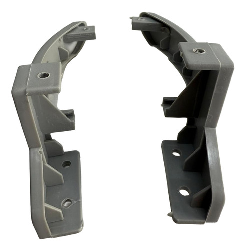 Soporte Respaldo Cocina Domec. Gris Curvo