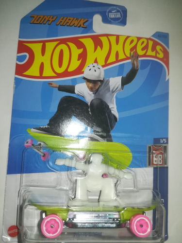 Skate Grom Tony Hawk Hot Wheels Tarjeta Americana 1/64 