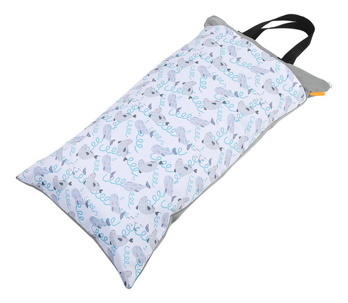 Bolsa De Pañales Impermeable De Tela Para Bebés, Grande, Par