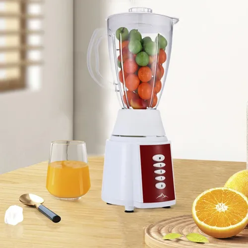 Licuadora 2 En 1 St-5503 Con Jarra De Plástico 1.5 Lts + Picadora Transparente, Potente, Versátil, Ideal Para Batidos, Salsas Y Más, Diseño Compacto Y Fácil De Limpiar Alta Calidad Everest