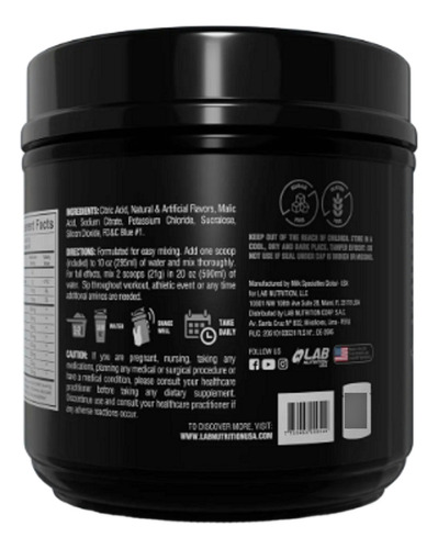 Bcaa 10:1:1 Lab Nutrition 630 Gr