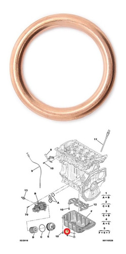 Golilla Carter Peugeot 3008 1.6 Thp 031338