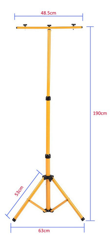 Soporte Base Atril Trípode Foco Led Emergencia