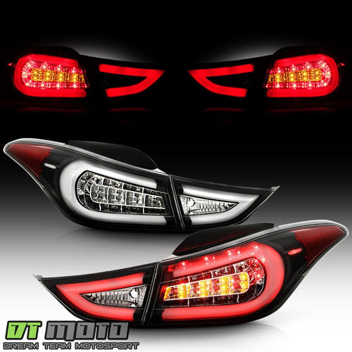 Par Micas Traseras Negro Led Hyundai Elantra Gls 2011 1.8l